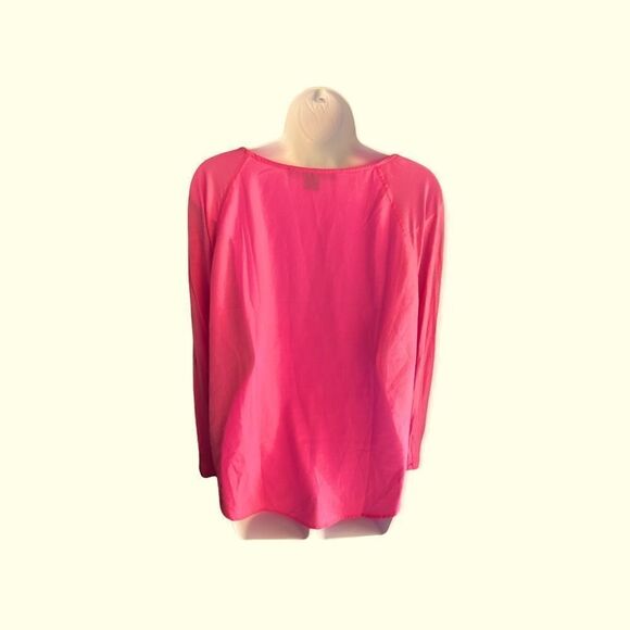 𝅺FRENCH connection long sleeve blouse size large - Picture 3 of 3